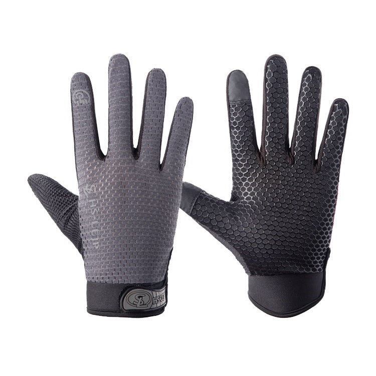 Luvas de Ciclismo de Dedo Inteiro Respiráveis para Desporto ao Ar Livre com Ecrã Tátil Antiderrapantes HSLEJP, M, L