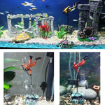 Decoração pneumática para tanque de peixes, mergulhador, caça ao tesouro, homem-rã, paisagem para aquário de tanque de peixes