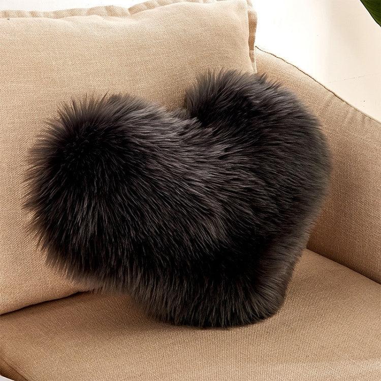 Almofada para Casa Lavável sem Enchimento Fronha em Forma de Coração, 40x50cm
