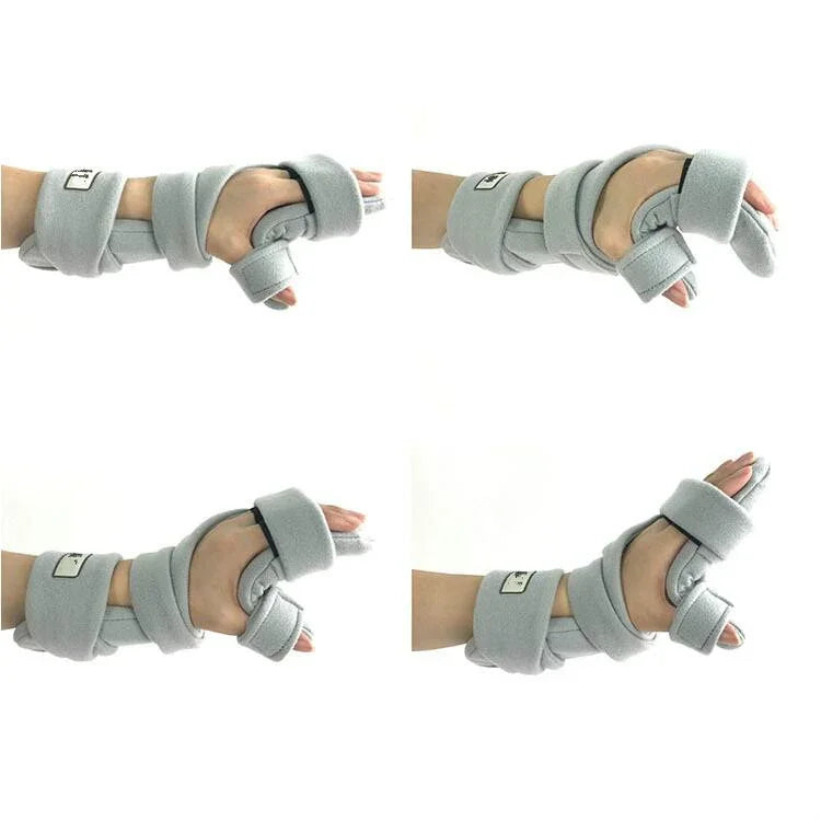 Prancha de reabilitação ajustável para dedos, apoio para mão, suporte para pulso, tala para fixação de fractura do pulso, mão esquerda tamanho único, mão direita tamanho único