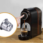 Cápsulas de Café Reutilizáveis em Aço Inoxidável com Filtros de Café para Recheio Múltiplo, Cápsulas de Café