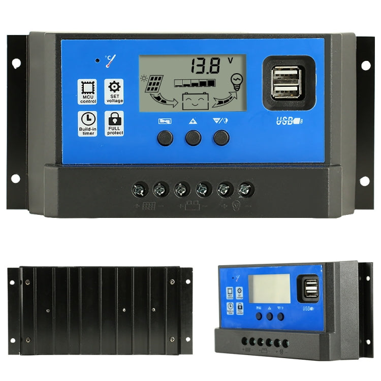 Controlador Solar Inteligente para Iluminação de Lâmpadas de Rua, RBL-10A, RBL-20A, RBL-30A, RBL-40A, RBL-50A, RBL-60A