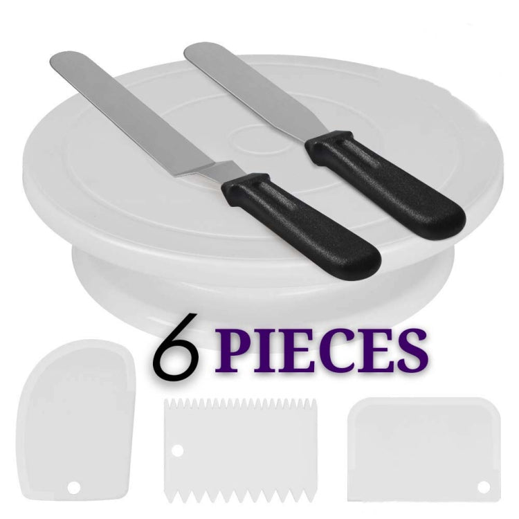 Conjunto de Prato Giratório para Decoração de Bolos, Saco de Silicone para Decoração, Conjunto DIY para Cozedura, 6 PCS/Conjunto, 12 PCS/Conjunto, 60 PCS/Conjunto