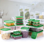 16 in 1 Household Fresh-keeping Box Set Refrigerator Freezing&Refrigerating Multifunctional Storage Box Set, Household Fresh-keeping Box