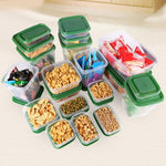 16 in 1 Household Fresh-keeping Box Set Refrigerator Freezing&Refrigerating Multifunctional Storage Box Set, Household Fresh-keeping Box