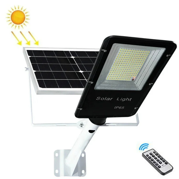 Luz de Rua Solar Exterior Impermeável Iluminação de Estrada Luz de Rua Inteligente com Controlo Remoto, T2 68 LEDs, T3 122 LEDs, T4 204 LEDs, T5 300 LEDs