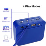 Altifalante Pequeno Portátil Bluetooth Sem Fios Colorido T&G TG166, Rosa, Azul, Castanho, Amarelo, Preto, Vermelho, Cinzento Prateado, Laranja, Verde, Azul Claro