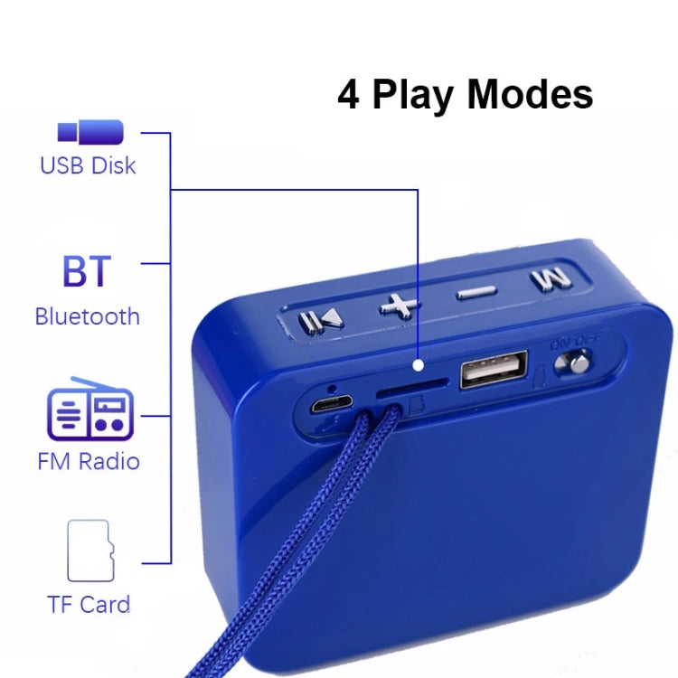 Altifalante Pequeno Portátil Bluetooth Sem Fios Colorido T&G TG166, Rosa, Azul, Castanho, Amarelo, Preto, Vermelho, Cinzento Prateado, Laranja, Verde, Azul Claro