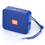Altifalante Pequeno Portátil Bluetooth Sem Fios Colorido T&G TG166, Rosa, Azul, Castanho, Amarelo, Preto, Vermelho, Cinzento Prateado, Laranja, Verde, Azul Claro