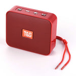 Altifalante Pequeno Portátil Bluetooth Sem Fios Colorido T&G TG166, Rosa, Azul, Castanho, Amarelo, Preto, Vermelho, Cinzento Prateado, Laranja, Verde, Azul Claro