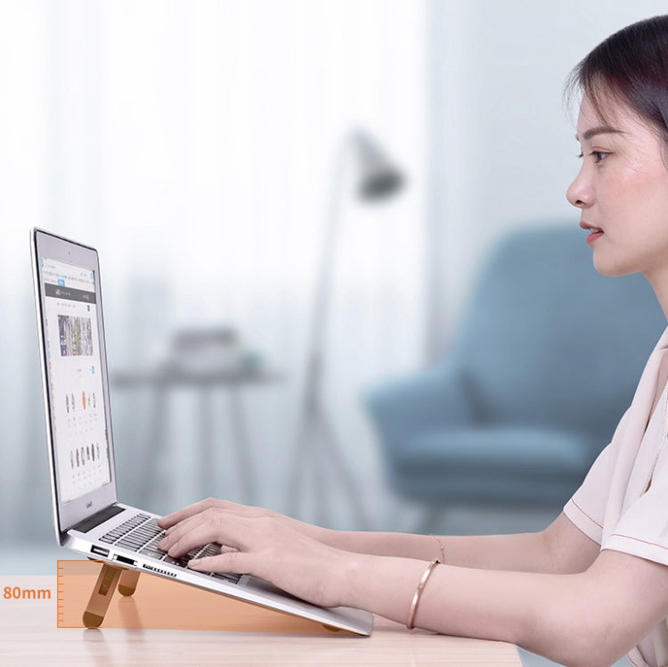Suporte portátil dobrável para computador portátil Oatsbasf, suporte elevatório para ventilador e aquecedor, prateado, cinzento