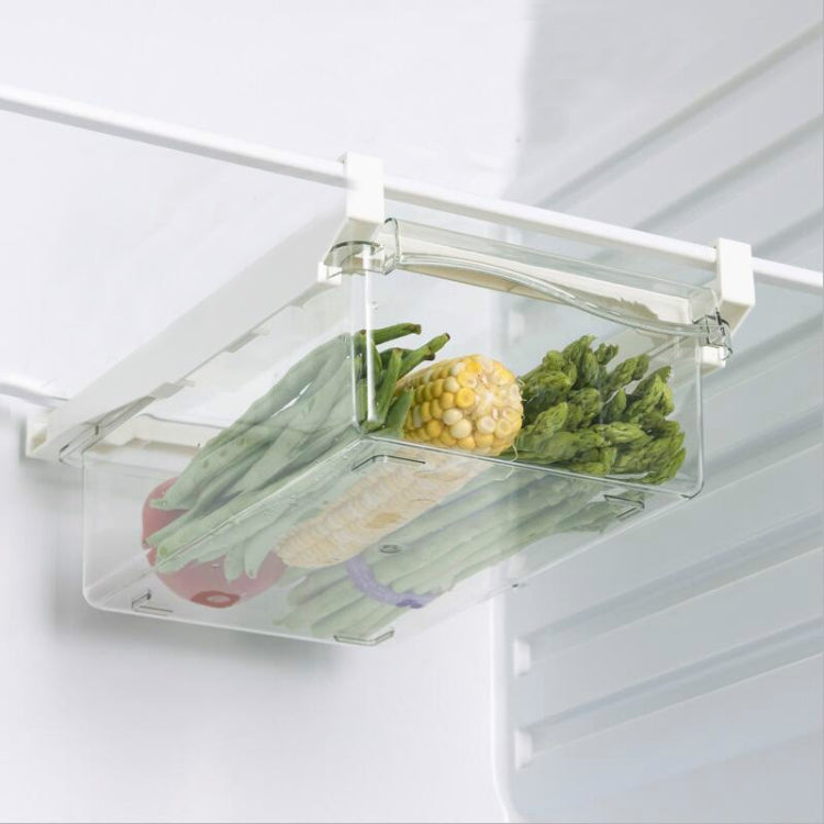 Caixa de Armazenamento para Frigorífico Tipo Gaveta Quadrada, Caixa Doméstica Multifuncional para Conservação de Alimentos, 1 Caixa para Ovos, 1 Caixa Fresca, 2 Caixas para Ovos, 2 Caixas Frescas, 1 Caixa para Ovos + 1 Caixa Fresca, 1 Caixa Sem Gancho