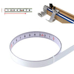 Régua de Aço com Escala Adesiva, Fita Métrica Autoadesiva, 1m Frente, 2m Frente, 3m Frente, 4m Frente, 5m Frente, 1m Invertida, 2m Invertida, 3m Invertida, 4m Invertida, 5m Invertida, 1m Ponto Médio, 2m Ponto Médio, 3m Ponto Médio