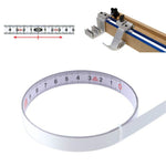 Régua de Aço com Escala Adesiva, Fita Métrica Autoadesiva, 1m Frente, 2m Frente, 3m Frente, 4m Frente, 5m Frente, 1m Invertida, 2m Invertida, 3m Invertida, 4m Invertida, 5m Invertida, 1m Ponto Médio, 2m Ponto Médio, 3m Ponto Médio