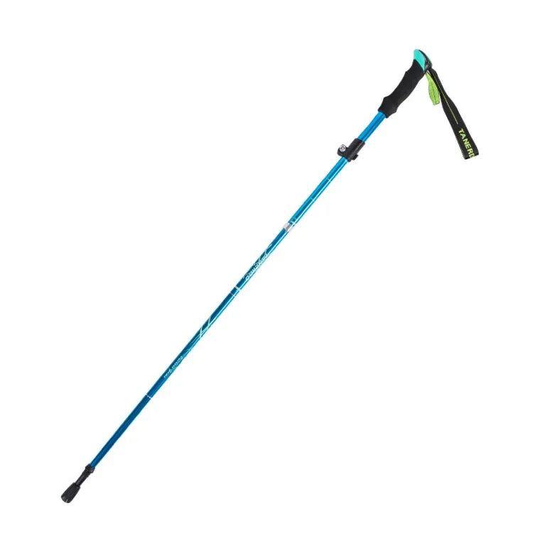 Bengalas de trekking TANERDD TR-D0001 em liga de alumínio, dobráveis, corrimãos para caminhada ao ar livre, TR-D0001 curto (vermelho), TR-D0001 curto (azul), TR-D0001 curto (azul céu), TR-D0001 curto (roxo), TR-D0001 curto (preto), TR-D0001 curto (verde)