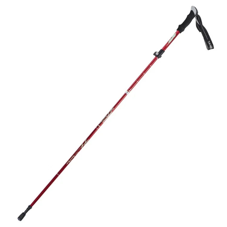 Bengalas de trekking TANERDD TR-D0001 em liga de alumínio, dobráveis, corrimãos para caminhada ao ar livre, TR-D0001 curto (vermelho), TR-D0001 curto (azul), TR-D0001 curto (azul céu), TR-D0001 curto (roxo), TR-D0001 curto (preto), TR-D0001 curto (verde)
