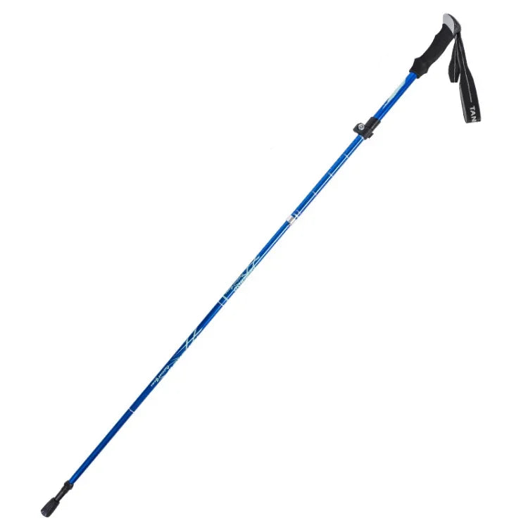 Bengalas de trekking TANERDD TR-D0001 em liga de alumínio, dobráveis, corrimãos para caminhada ao ar livre, TR-D0001 curto (vermelho), TR-D0001 curto (azul), TR-D0001 curto (azul céu), TR-D0001 curto (roxo), TR-D0001 curto (preto), TR-D0001 curto (verde)
