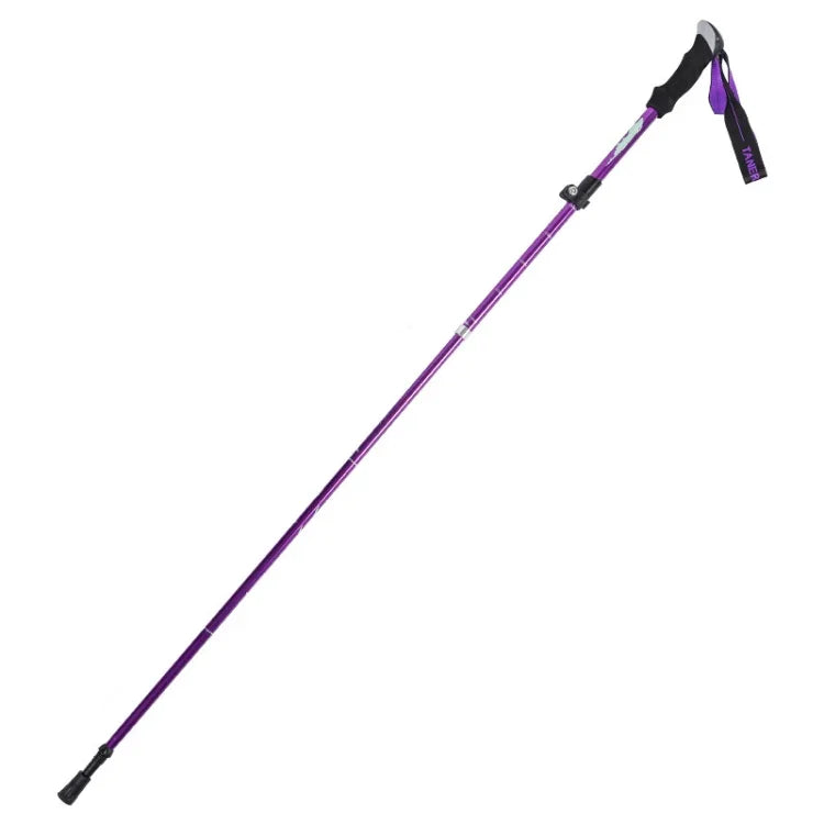 Bengalas de trekking TANERDD TR-D0001 em liga de alumínio, dobráveis, corrimãos para caminhada ao ar livre, TR-D0001 curto (vermelho), TR-D0001 curto (azul), TR-D0001 curto (azul céu), TR-D0001 curto (roxo), TR-D0001 curto (preto), TR-D0001 curto (verde)