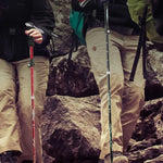 Bengalas de trekking TANERDD TR-D0001 em liga de alumínio, dobráveis, corrimãos para caminhada ao ar livre, TR-D0001 curto (vermelho), TR-D0001 curto (azul), TR-D0001 curto (azul céu), TR-D0001 curto (roxo), TR-D0001 curto (preto), TR-D0001 curto (verde)