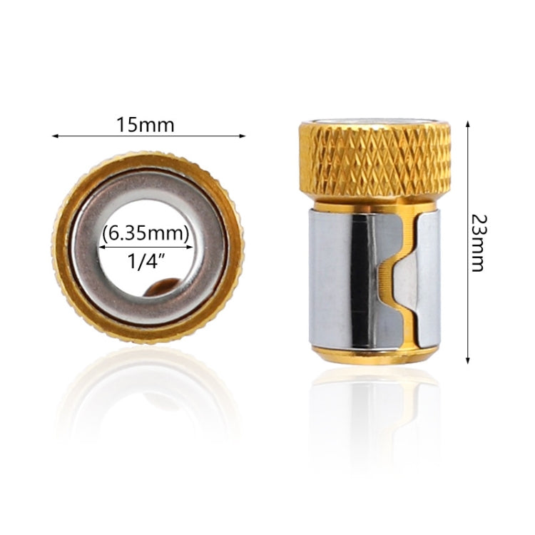 10 PCS Anel Magnético para Bits de Chave de Fendas com Manga Universal de Aço Magnético, Entrega de Cor Aleatória, 10PCS CQ-23