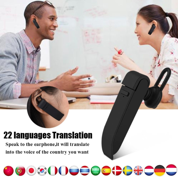 Tradutor de Voz Inteligente Portátil Bluetooth Tradutor de Voz Instantâneo Tradução em Tempo Real para Viagens e Negócios Suporta 22 Línguas, Suporta 22 Línguas