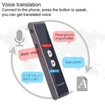 Tradutor de Línguas de Bolso T8 Voz 30 Idiomas Intercomunicador Bidirecional em Tempo Real Tradutor Portátil para Aprendizagem Pessoal e Viagens