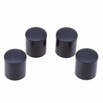 100 Unidades de Protetores de Pés para Cadeiras em Plástico Preto, Antiderrapantes, Tampa para Pernas de Móveis e Base de Mesa, Protetor de Chão, 16mm, 19mm, 22mm, 25mm