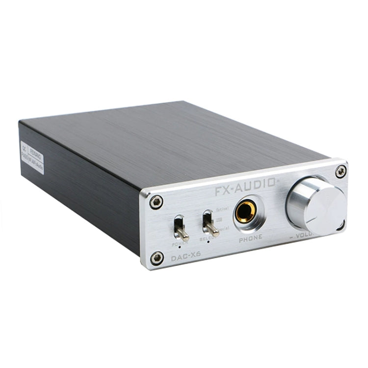 FX-AUDIO DAC-X6 Fever HiFi Fibra Coaxial USB Amplificador Decodificador de Áudio Digital DAC 24BIT/192