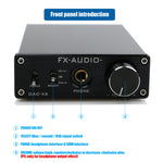 FX-AUDIO DAC-X6 Fever HiFi Fibra Coaxial USB Amplificador Decodificador de Áudio Digital DAC 24BIT/192