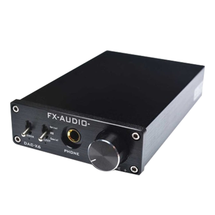 FX-AUDIO DAC-X6 Fever HiFi Fibra Coaxial USB Amplificador Decodificador de Áudio Digital DAC 24BIT/192