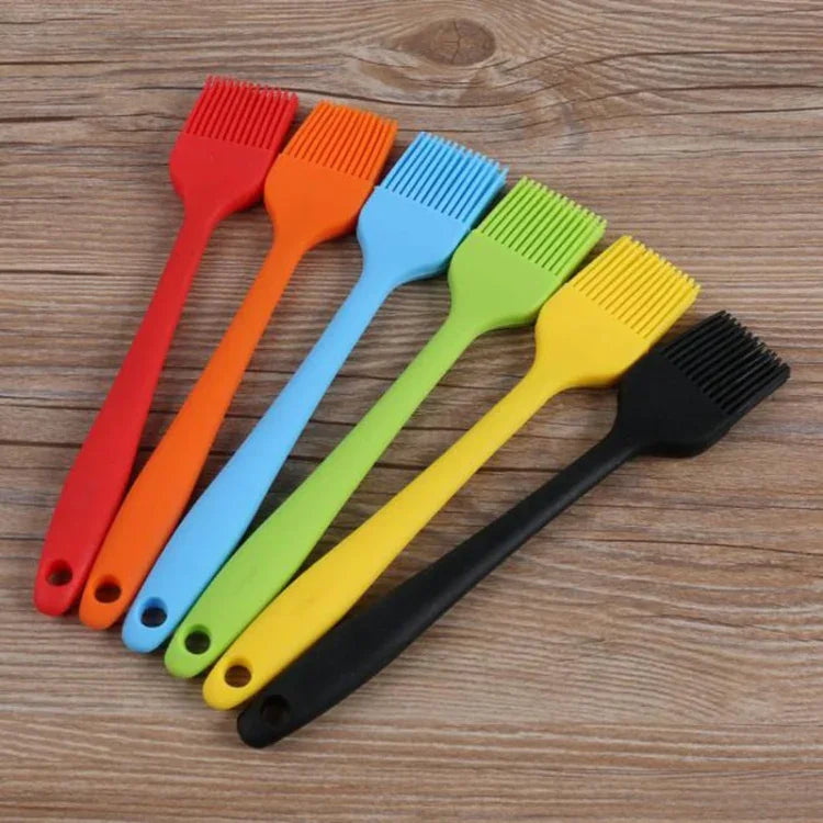 Pincel de Silicone para Untar Óleo no Forno e Churrasco, Ferramentas para Barbecue e Cozinha