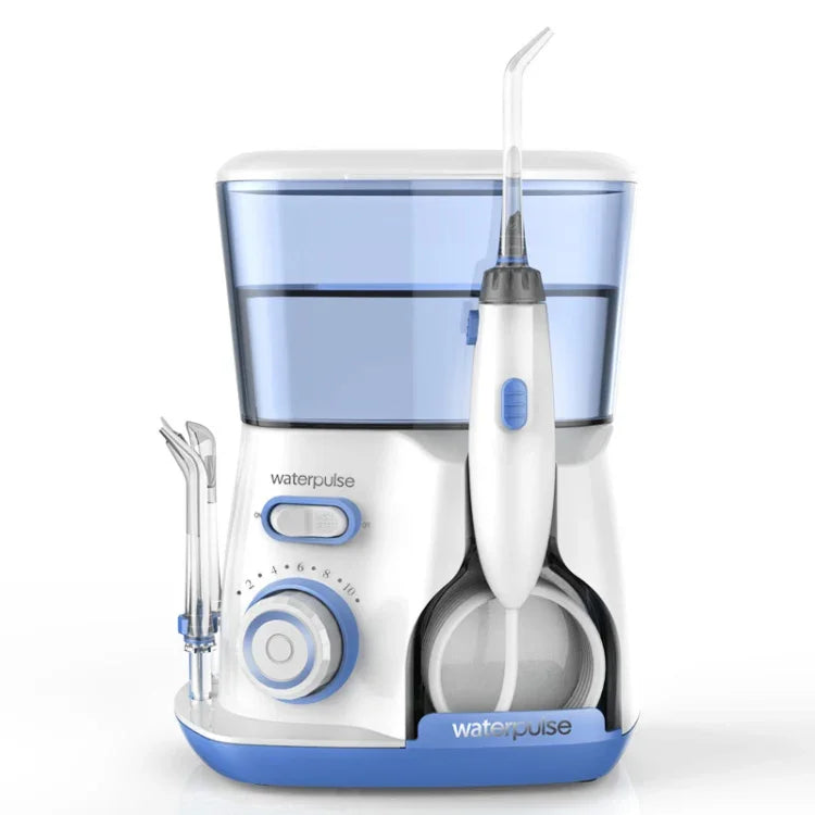 Irrigador Oral Waterpulse V300 800ml, Flosser Dental para Higiene Oral, Limpeza com Água, US, UK, EU