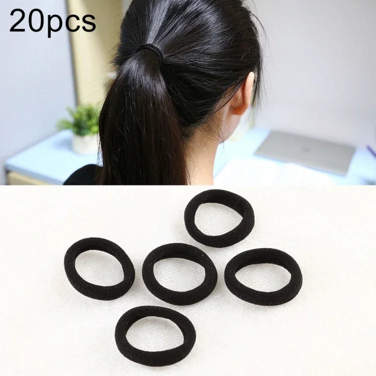 20pcs / Pacote Elásticos para Cabelo para Meninas Crianças Suporte para Rabo de Cavalo