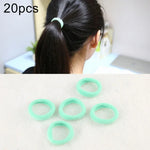 20pcs / Pacote Elásticos para Cabelo para Meninas Crianças Suporte para Rabo de Cavalo
