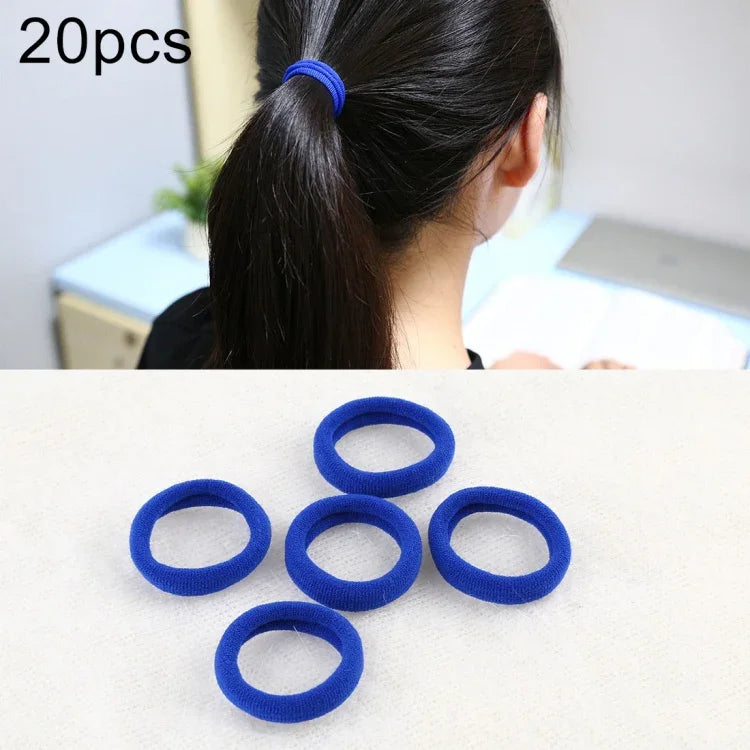 20pcs / Pacote Elásticos para Cabelo para Meninas Crianças Suporte para Rabo de Cavalo
