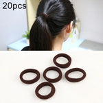 20pcs / Pacote Elásticos para Cabelo para Meninas Crianças Suporte para Rabo de Cavalo