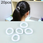 20pcs / Pacote Elásticos para Cabelo para Meninas Crianças Suporte para Rabo de Cavalo