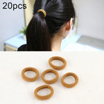 20pcs / Pacote Elásticos para Cabelo para Meninas Crianças Suporte para Rabo de Cavalo