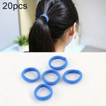 20pcs / Pacote Elásticos para Cabelo para Meninas Crianças Suporte para Rabo de Cavalo
