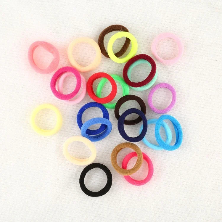 20pcs / Pacote Elásticos para Cabelo para Meninas Crianças Suporte para Rabo de Cavalo