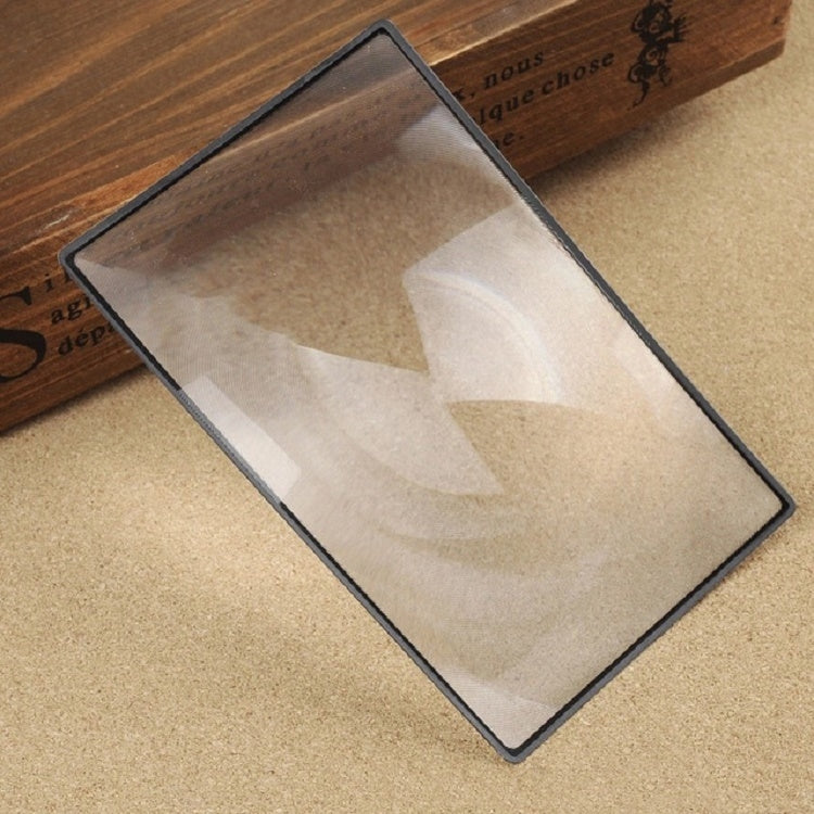 Lupa fina para leitura de cartões de visita com ampliação 3x, 120×180mm