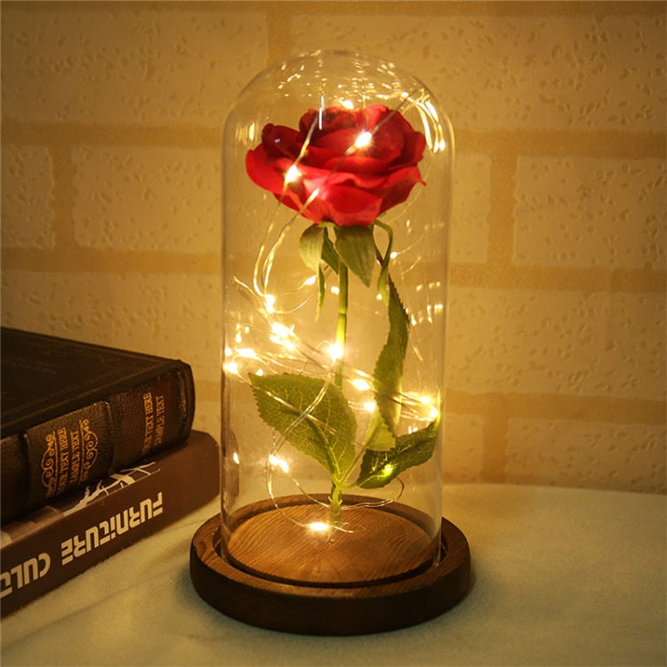 Rosas Artificiais Luminosas LED Piscantes Decoração Romântica de Flores Presente para Casamento Dia dos Namorados Aniversário, 0-5W