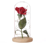Rosas Artificiais Luminosas LED Piscantes Decoração Romântica de Flores Presente para Casamento Dia dos Namorados Aniversário, 0-5W