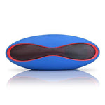 Coluna Bluetooth Mini Estéreo 3D em Forma de Rugby com Slot para Cartão TF (Azul)