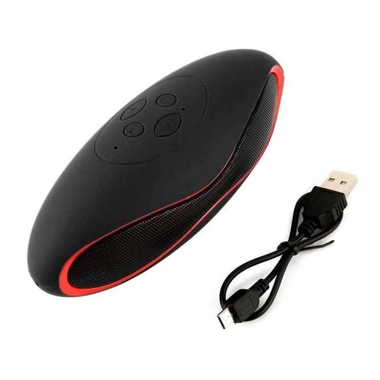 Coluna Bluetooth Mini Estéreo 3D em Forma de Rugby com Slot para Cartão TF (Azul)