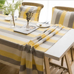 Toalha de Tecido para Cobertura de Mesa Retangular às Risca para Mesa de Café, Mesa Redonda, Mesa de Jantar, 60x60cm, 90x90cm, 100x135cm, 135x135cm, 135x160cm, 135x180cm, 135x200cm, 135x220cm, 135x250cm, 135x260cm, 135x300cm