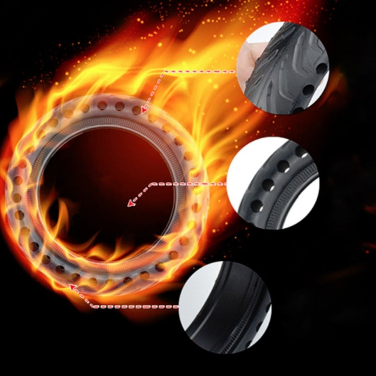 Roda de Acessórios para Scooter Elétrico Xiaomi Mijia M365 de 8.5 polegadas, Pneu Sólido Integrado de 5 Furos com Favo de Mel, Pneu Sólido com Favo de Mel