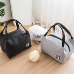 Saco de Almoço Portátil Térmico Isolado Bolsa Térmica Cooler Bolsa Bento Bolsa de Almoço Recipiente para Alimentos Escolar, Bolsas de Armazenamento Bento