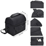Saco de Almoço Reutilizável Isolado Bolsa Multifuncional Impermeável Caixa de Almoço Isolada