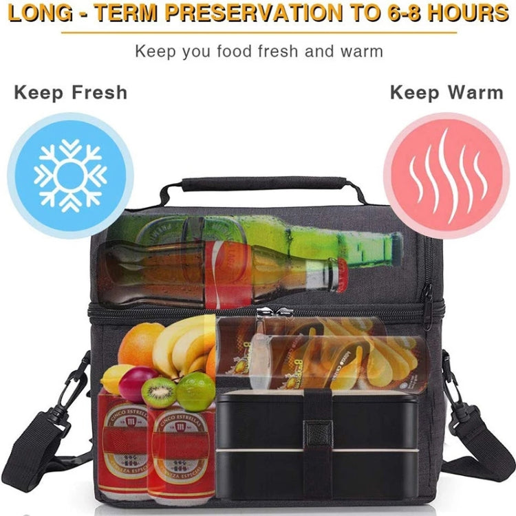 Saco de Almoço Reutilizável Isolado Bolsa Multifuncional Impermeável Caixa de Almoço Isolada